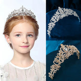 Elegant Girls Vintage Crystal Rhinestone Tiaras Princess Crowns Wedding Hair Accessories