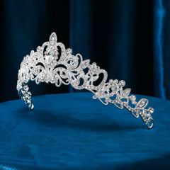 Elegant Girls Vintage Crystal Rhinestone Tiaras Princess Crowns Wedding Hair Accessories