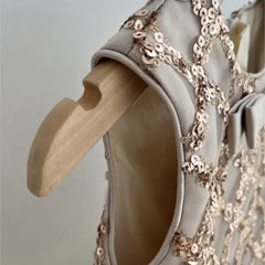 Girls Princess Sequins Tulle Dress Sleeveless Infant Toddler Girl Vintage Bow 1-8