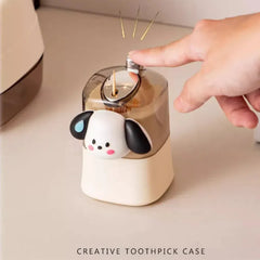 Creative Personalized Automatic Pop-up Toothpick Holder and Storage Box