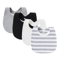 4Pcs Baby Bibs Burp Clothes Cotton Newborn Bibs for Girls Boys Infant Accessories