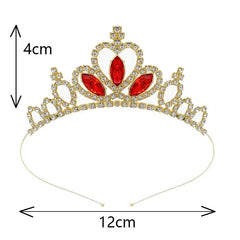 Girls Rhinestone Tiara Princess Headband Birthday Accessories Wedding Hair Jewelry