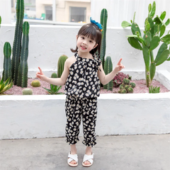 Girls Flower Outfit Set