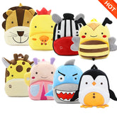 Toddlers cartoon cute plush animal backpack