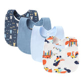4Pcs Baby Bibs Burp Clothes Cotton Newborn Bibs for Girls Boys Infant Accessories