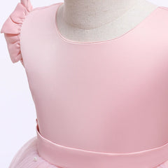 Girls Princess Tulle Big Bow Wedding 2-10 Years