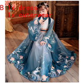 New Chinese Hanfu Dress Imitation Tang and Song Dynasty Fashion Girls' Dress