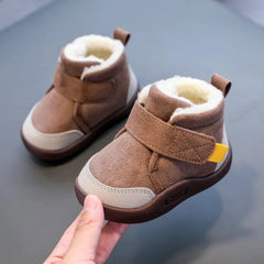 Winter Baby Warm Plush Boots 0-5 Years Boys / Girls Anti-slip Sneakers Shoes
