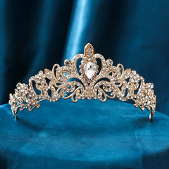 Elegant Girls Vintage Crystal Rhinestone Tiaras Princess Crowns Wedding Hair Accessories