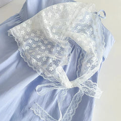 Woven Floral Lace Hair Scarf Wraps Headband Hair Accessories