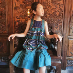 Toddler Girls Dress Cotton Sleeveless Little Girl Dresses Baby Summer Sundresses Cute  Children Clothes for Kids 1-7 Years Old