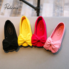 2019 Brand New Fashion Children Princess Dance Shoes Kids Girl Dress Party Shoes Flats Casual Single First Walkers Soft Slip-on