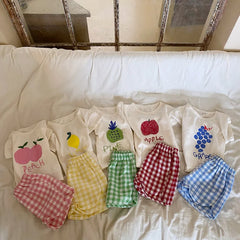 Baby Pajamas Sets Cotton Child Pajamas Toddler Summer Sleeveless Baby Nightwear Pyjamas Kids Cartoon Homewear Clothes