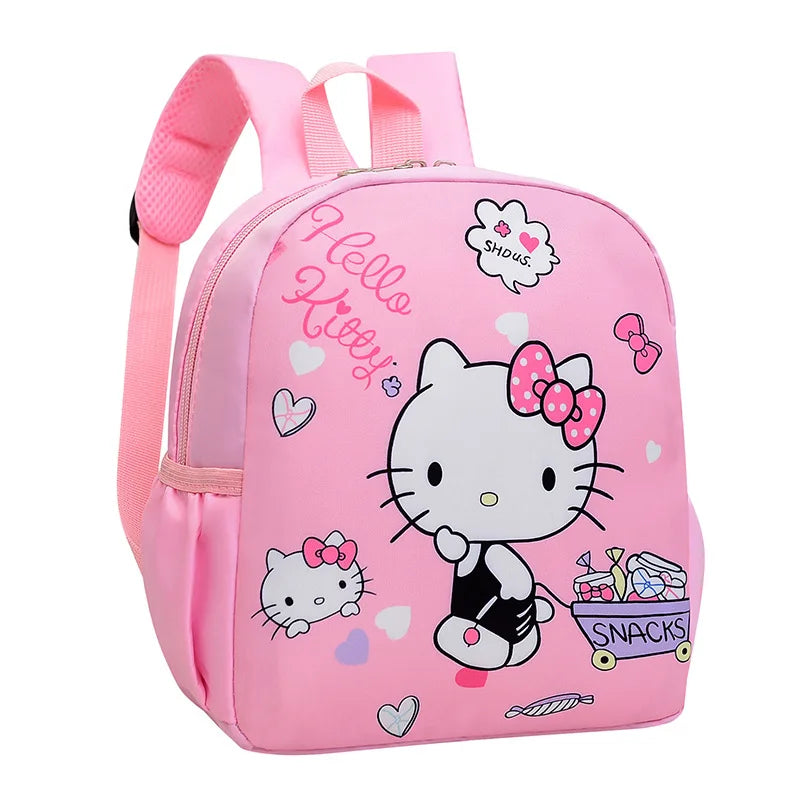 2024 Baby Girls School Bags For Kindergarten Small Bag Cartoon Cute Cats Backpack Kids Satchel Girl Schoolbag Mochila Escolar