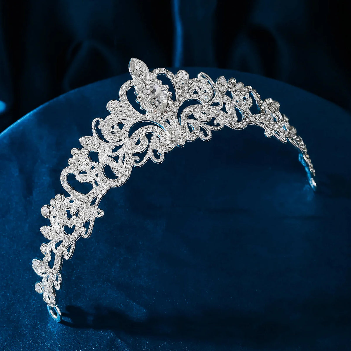 Elegant Girls Vintage Crystal Rhinestone Tiaras Princess Crowns Wedding Hair Accessories